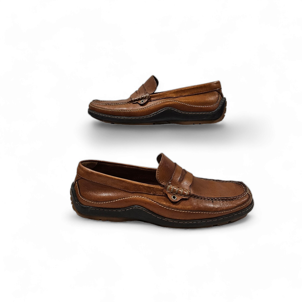 Bass Brown Leather Loafers